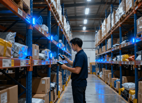 当仓库找货不再 “翻箱倒柜”，效率藏在这枚 “会说话” 的标签里